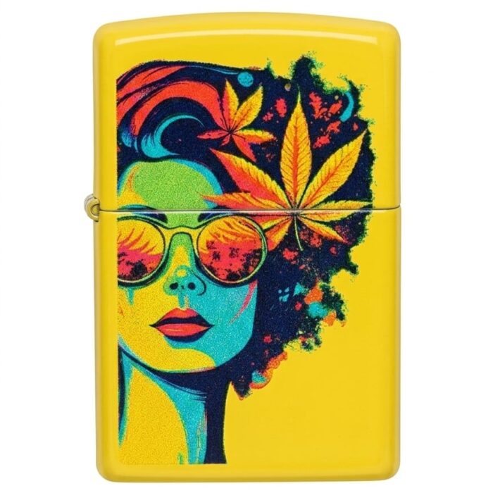 ZIPPO 46019 CANNABIS WOMAN DESIGN