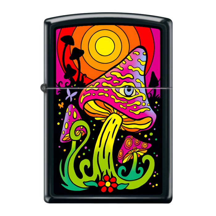 ZIPPO MUSHROOM DESIGN