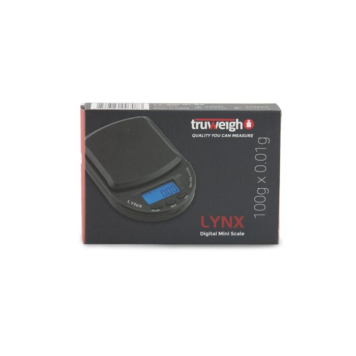 TRUWEIGH SCALE LYNX 100G X0.01G BLACK