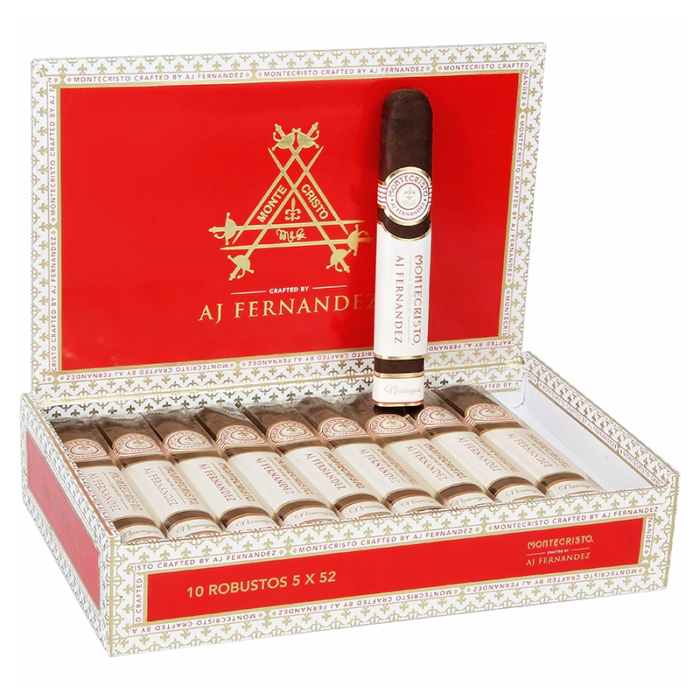 MONTECRISTO CRAFTED BY AJ FERNANDEZ 10 ROBUSTOS (5X52)