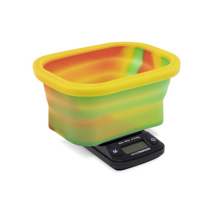TRUWEIGH SCALE MINI CRIMSON WITH COLLAPSIBLE BOWL 100G X 0.01G RASTA