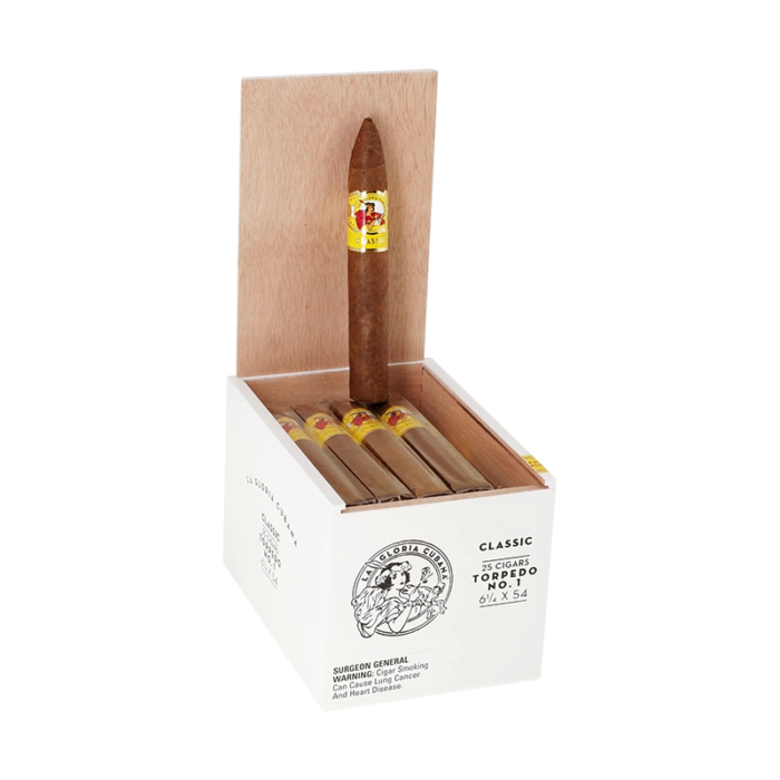 LA GLORIA CUBANA CLASSIC TORPEDO NO.1 (6 1/4 X 54) BOX OF 25
