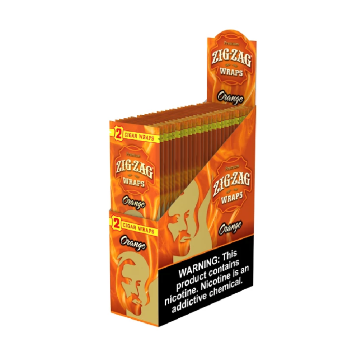 ZIGZAG 2/2PK/25CT ORANGE