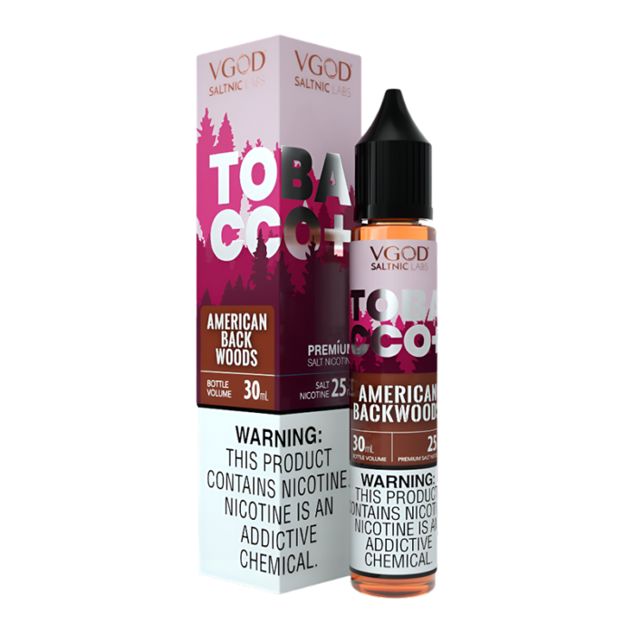 VGOD SALT AMERICAN BACKWOOD TOBACCO 30ML
