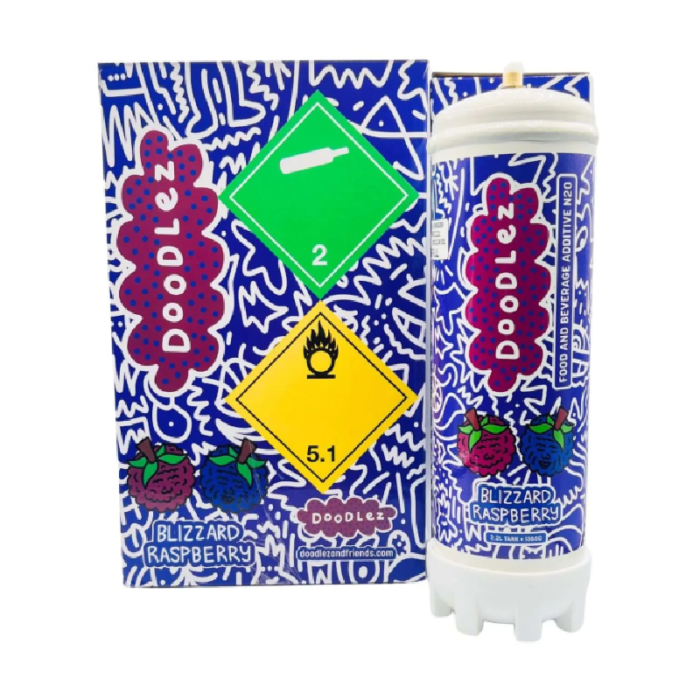 DOODLEZ WHIP CREAM CHARGER 2.2L - BOX OF 4