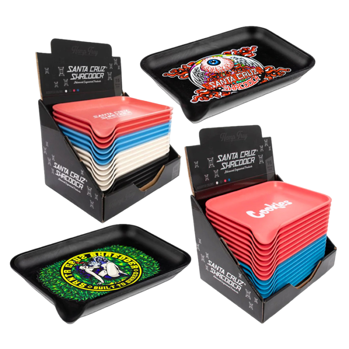 SANTA CRUZ SHREDDER TRAY ASSORTED DESIGN SMALL