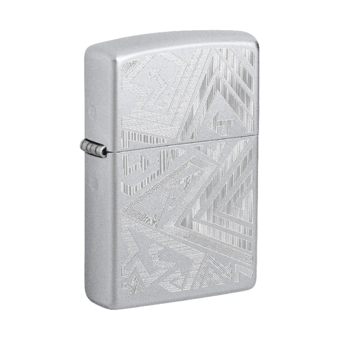 ZIPPO 205 LINED ARROWS DESIGN