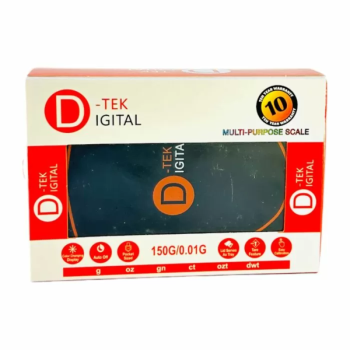 D TEK DIGITAL POCKET SCALE BC150 BLK