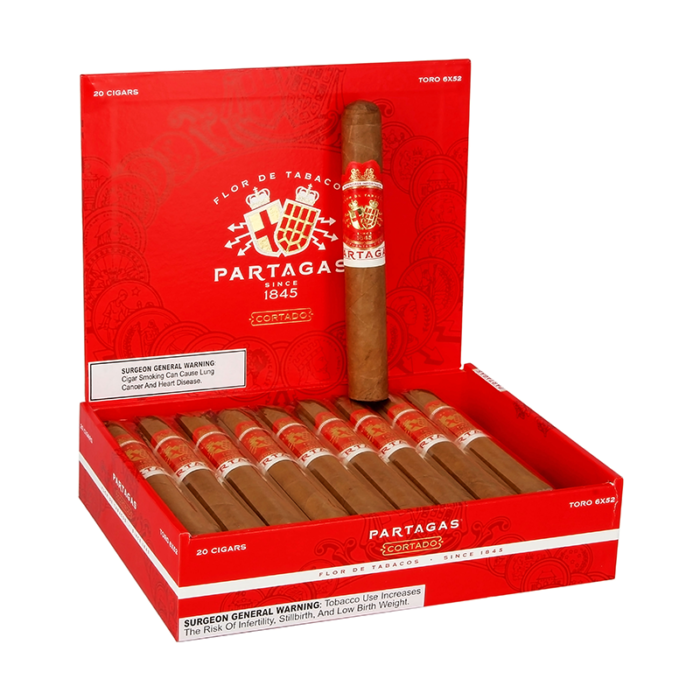 PARTAGAS CORTADO TORO (6X52) BOX OF 20