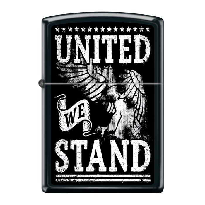 ZIPPO UNITED WE STAND DESIGN