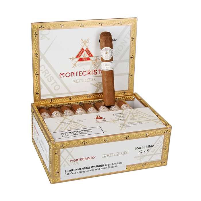 MONTECRISTO WHITE ROTHCHILDE (52X5) BOX OF 10