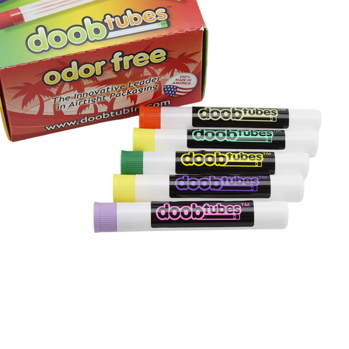 DOOB TUBES SMALL WHITE TUBES COLOR LOGO 25CT