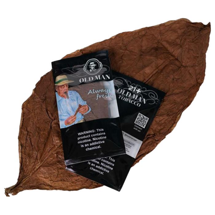 OLD MAN NATURAL SINGLE FLAT TOBACCO LEAF