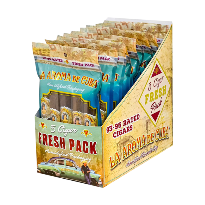 ASHTON LA AROMA DE CUBA FRESH PACK SAMLER 50CT 10 PACK OF 5