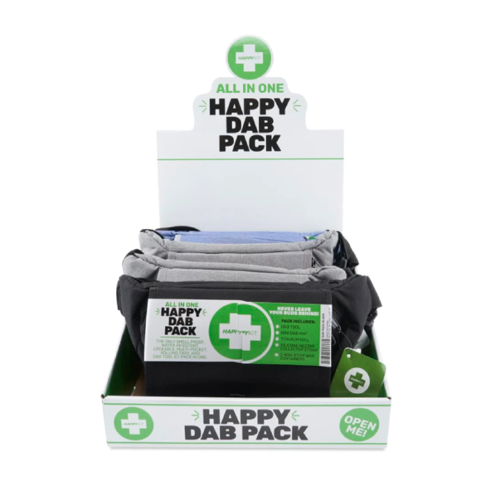 HAPPY KIT DAB POUCH DISPLAY 6CT