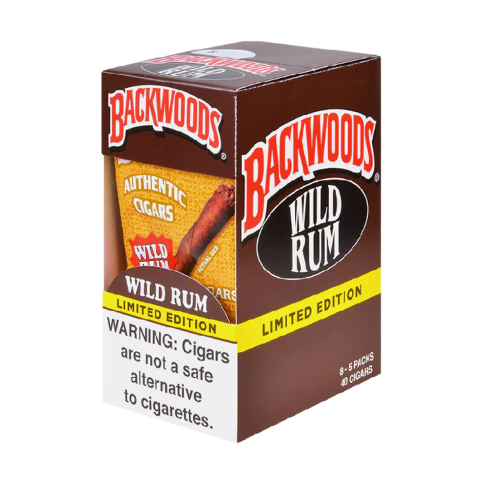 BACKWOODS 5PK 8CT WILD RUM