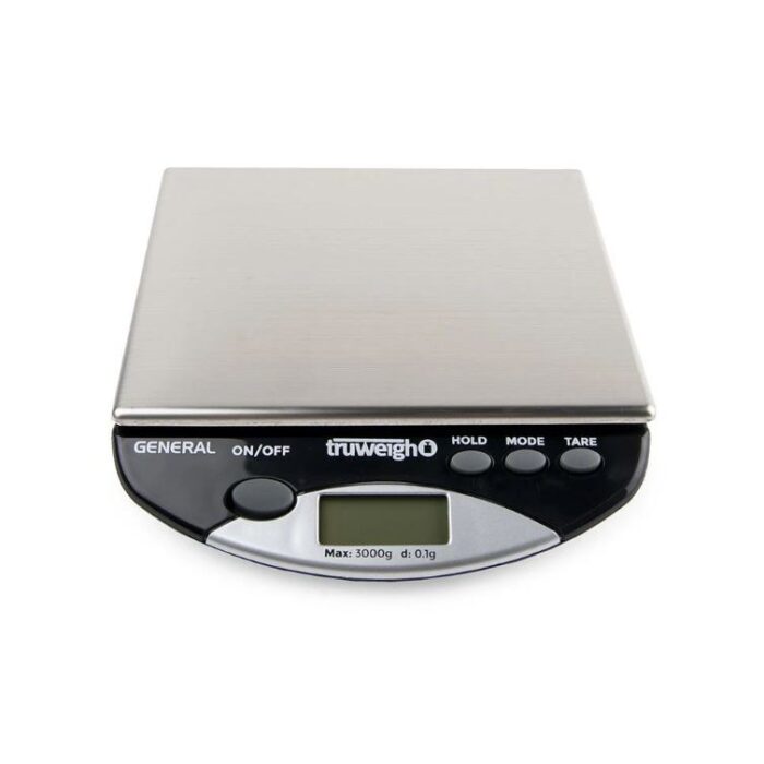 TRUWEIGH SCALE GENERAL 3000G X 0.1G BLACK