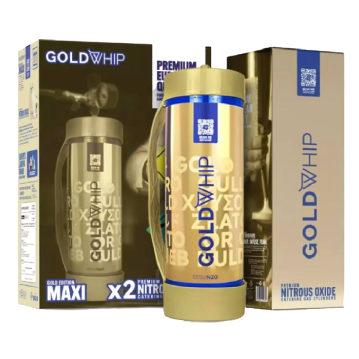 GOLD WHIP CREAM CHARGER 3000GM XL(GOLD EDITION) PURE PCS
