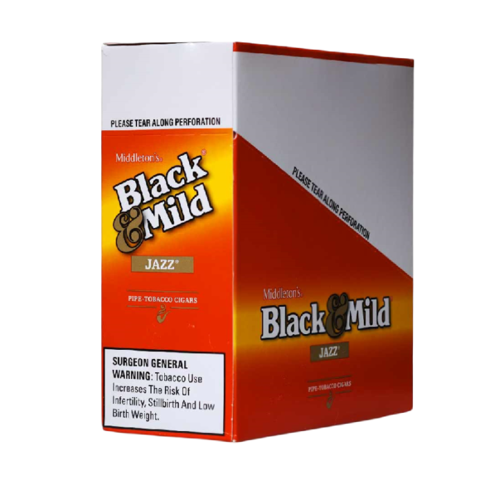 BLACK AND MILD JAZZ PLASTIC TIP 5 FOR 4