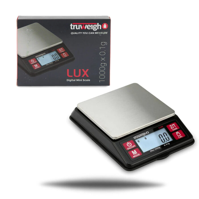 TRUWEIGH SCALE LUX 1000G X 0.1G BLACK