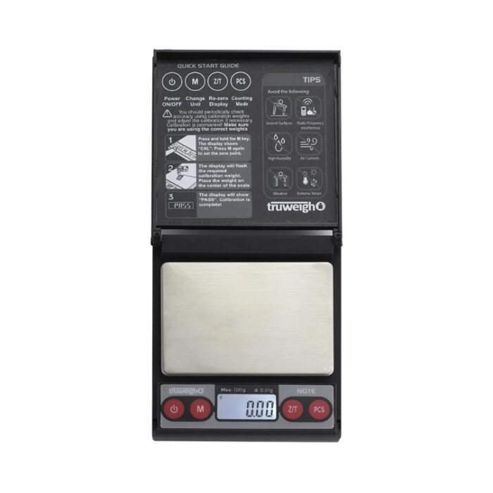 TRUWEIGH SCALE NOTE 100G X 0.01G BLACK