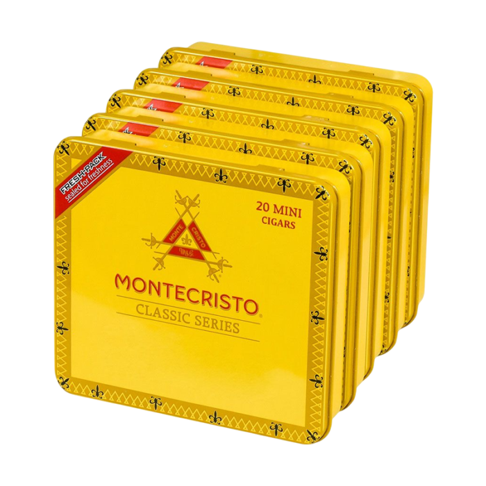MONTECRISTO CLASSIC MINI 100CT (5 TINS OF 20)