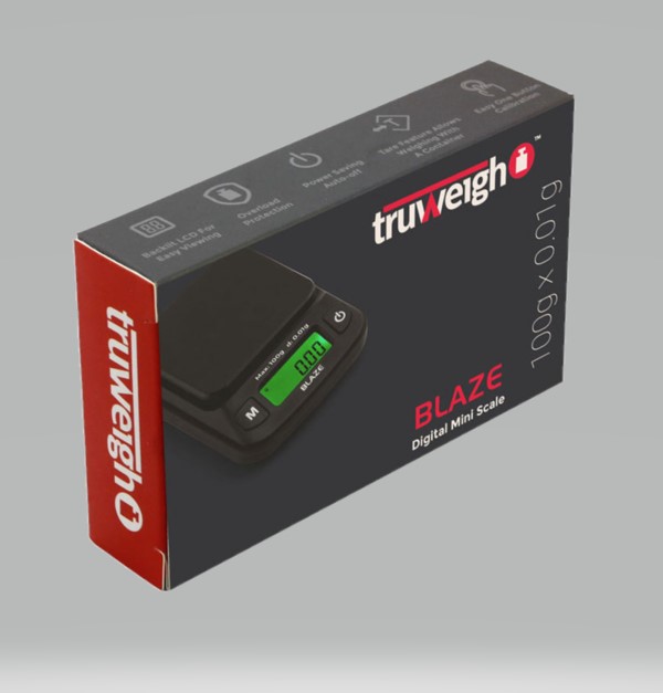 TRUWEIGH SCALE BLAZE 100G X 0.01G BLACK