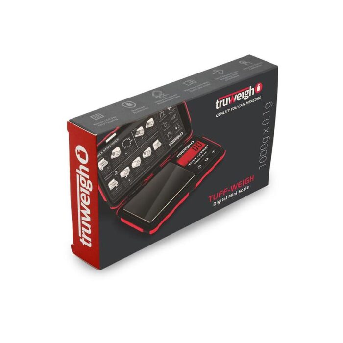 TRUWEIGH SCALE TUFF-WEIGH 1000G X 0.1G RED