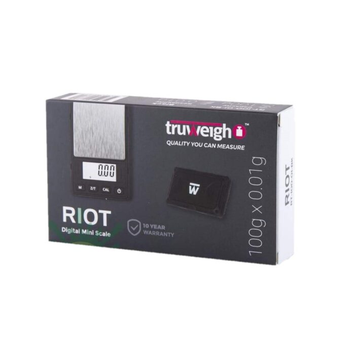 TRUWEIGH SCALE RIOT 100G X 0.01G BLACK