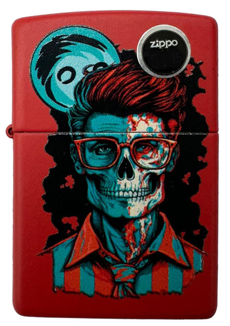 ZIPPO 233 ZOMBIE SKULL DESIGN